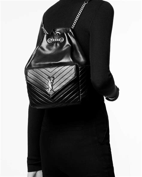 ysl joe|JOE backpack in lambskin .